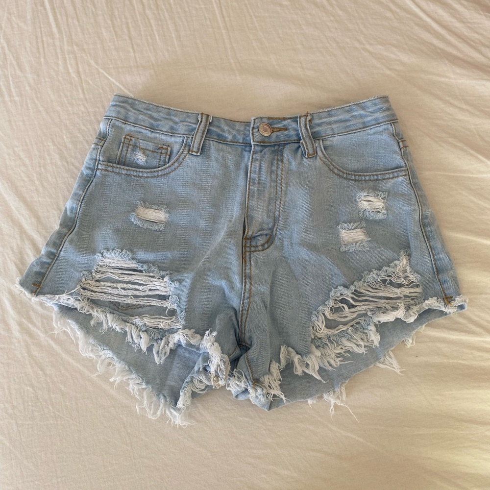 SHEIN denim shorts